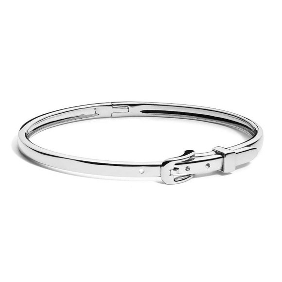 Shinola Jewelry - Shinola Detroit authentic sterling silver 925 adjustable buckle bangle